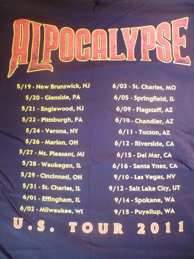 Tour Shirt