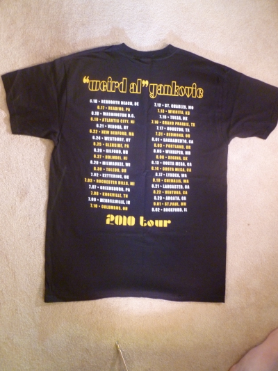 Tour shirt